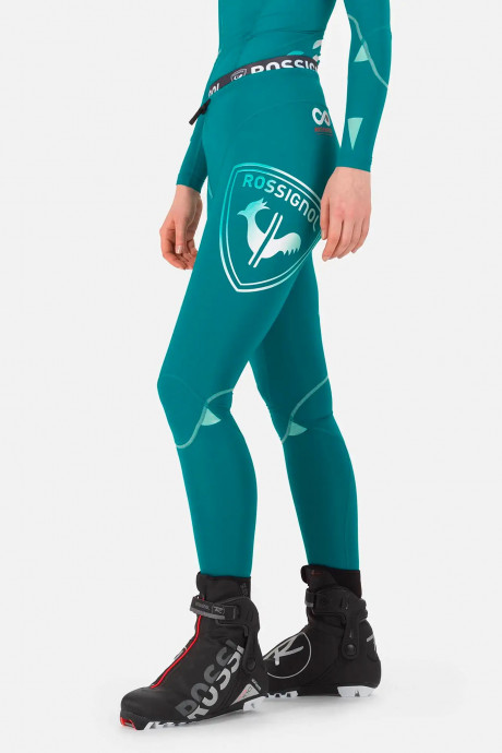 Rossignol Infini Compression Race Tights deep teal, CrossCountry