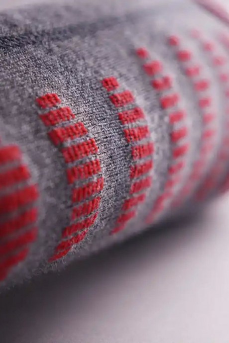 Chaussettes chauffantes rouge et grises 5.1 LENZ