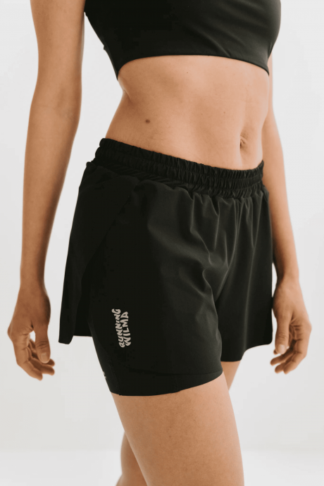 short de sport femme noir