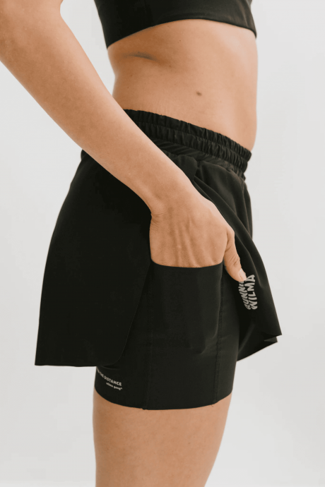 short de sport femme poches cargos latérales